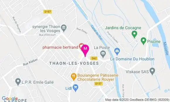 Localisation Dr Elisabeth Marchand Forestier