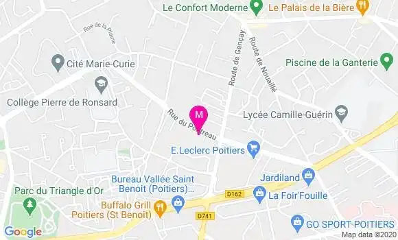 Localisation Dr Catherine Humbert