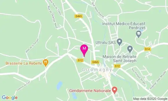 Localisation Dr Lionel Py