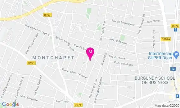 Localisation Dr Chantal Puigrenier Vincent