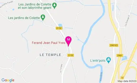 Localisation Dr Jean Paul Ferand