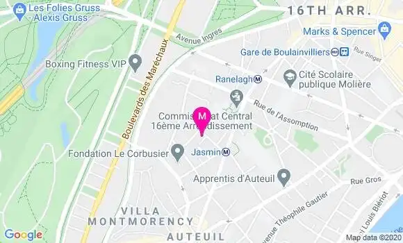 Localisation Dr Alain Bochet
