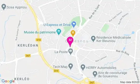 Localisation Dr Annaig Lareur