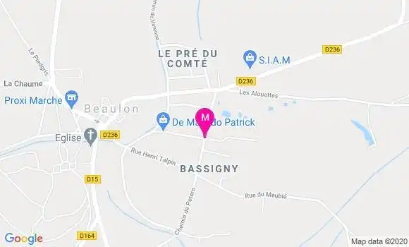 Localisation Dr Eric Filhine Tresarrieu