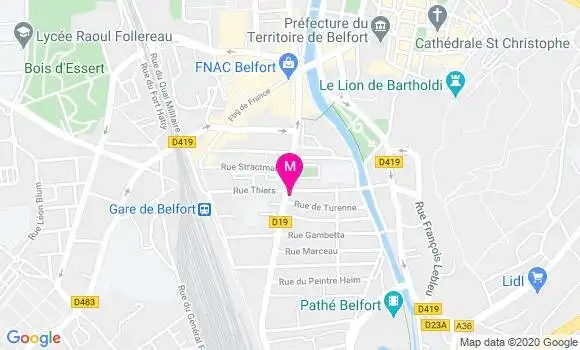 Localisation Dr Jean Paul Ruez