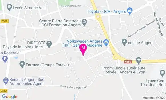 Localisation Dr Flavie Tournant