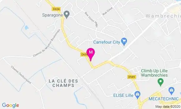 Localisation Dr Thierry Lupette