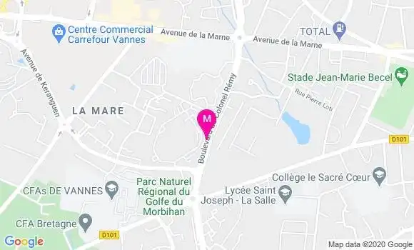 Localisation Dr Brigitte Cressard Demoulin