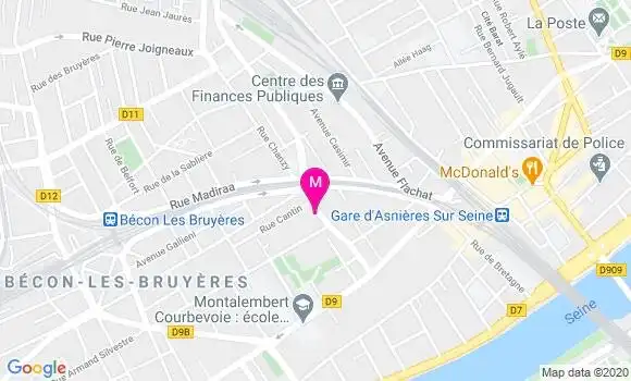 Localisation Dr Anne Lebrun