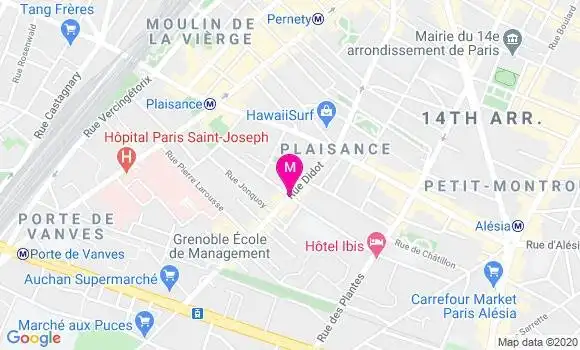 Localisation Dr Bertrand Robert
