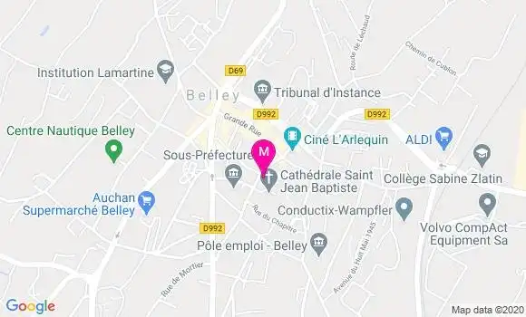 Localisation Dr Jean Denis Blondeau