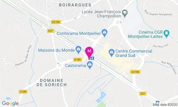 Localisation Dr Catherine Boegner