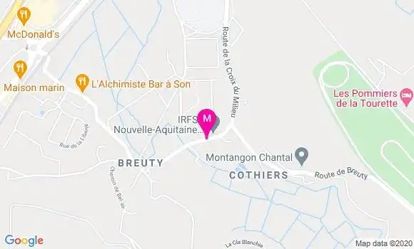 Localisation Dr Alain Metois