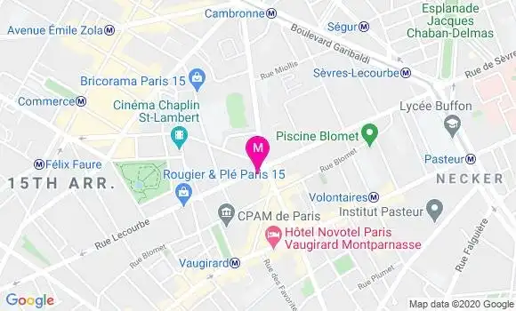 Localisation Dr Marie Pierre Lachiver