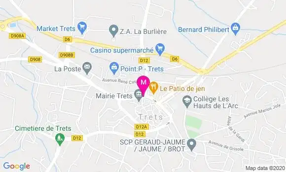 Localisation Dr Nathalie Mazet