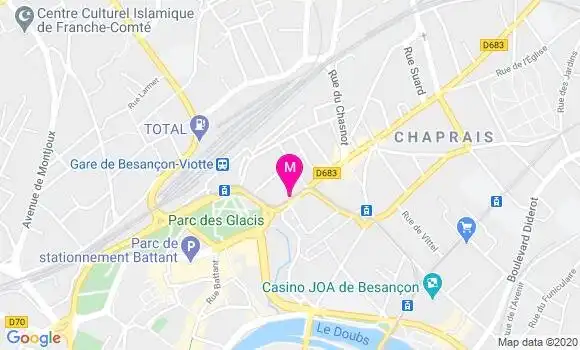 Localisation Dr Isabelle Chavot