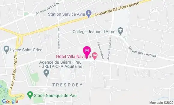Localisation Dr Anne Marie Bergez Rodde