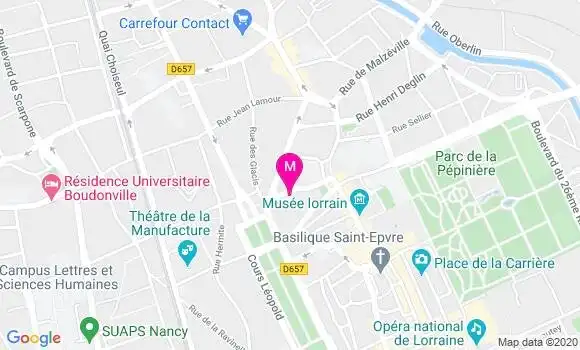 Localisation Dr Jean Marc Cathala