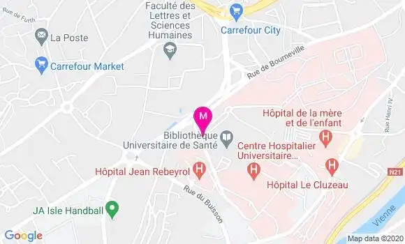 Localisation Dr Sophie Lecoeur Fourcade