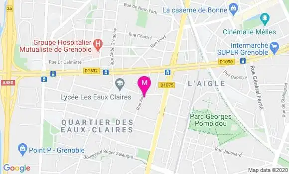 Localisation Dr Nicolas Laurent