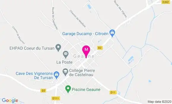 Localisation Dr Geneviève Castagnon Plaïno