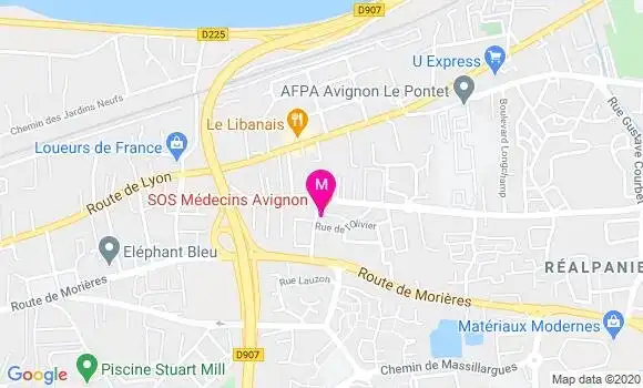 Localisation Dr Eric Segui
