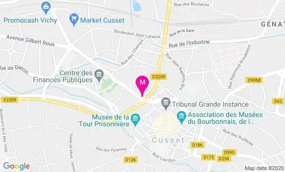 Localisation Dr Jacques Plaidy