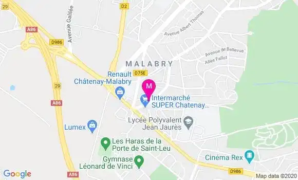 Localisation Dr Roland Ory