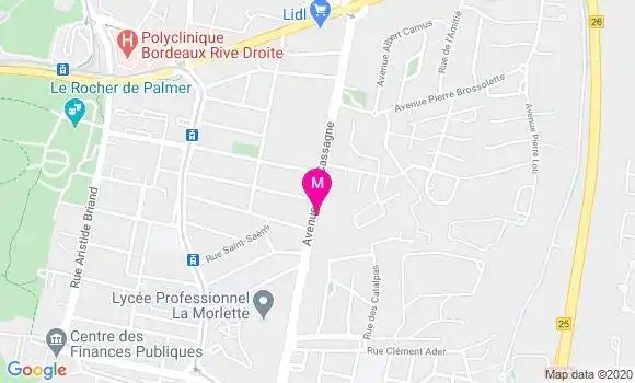 Localisation Dr Laetitia Paumet Jamin