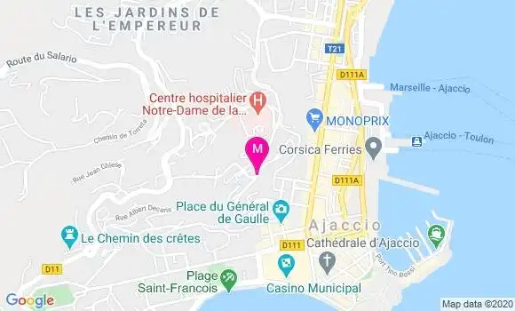 Localisation Dr Bruno Oster