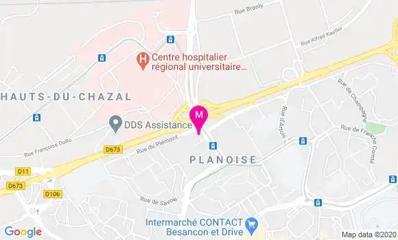 Localisation Dr Françoise Lieb Grand
