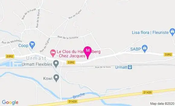 Localisation Dr Eric David