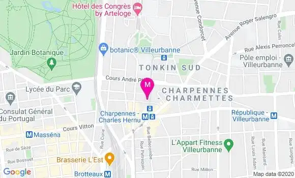 Localisation Dr Albert Chammas