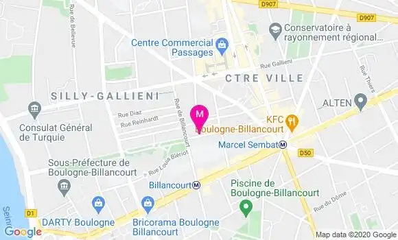 Localisation Dr Isabelle De Saint Aubin