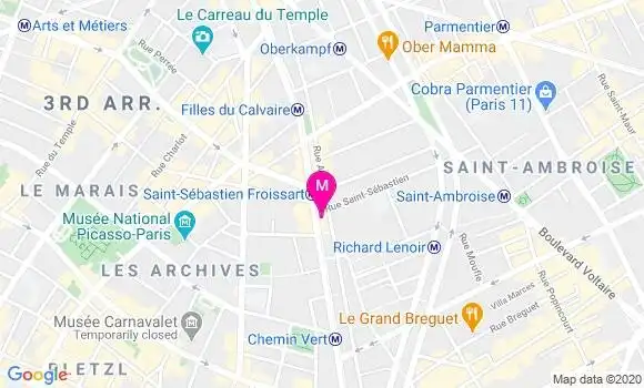 Localisation Dr Jean Paul Vincensini