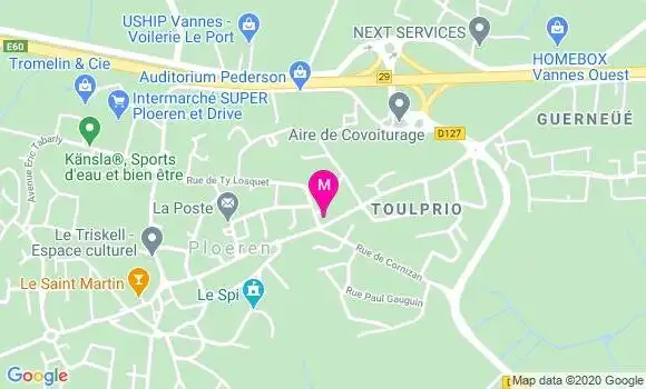 Localisation Dr Hugues Bohec
