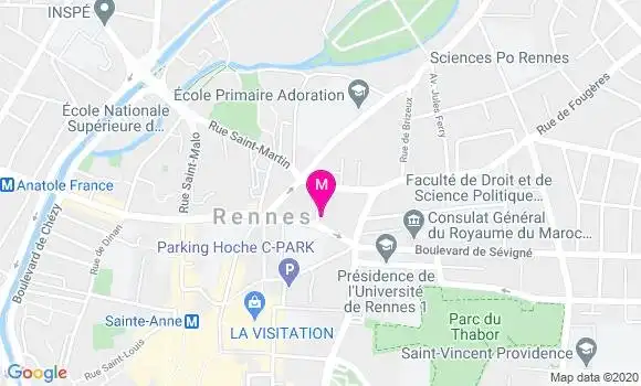 Localisation Dr Michel Morin