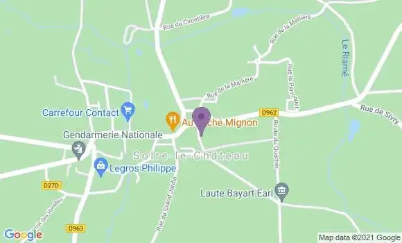 Localisation Dr Etienne Betry