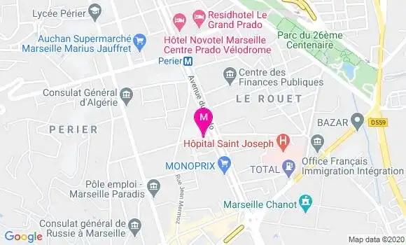 Localisation Dr Marc Cenac