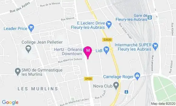 Localisation Dr Alain Lebeau
