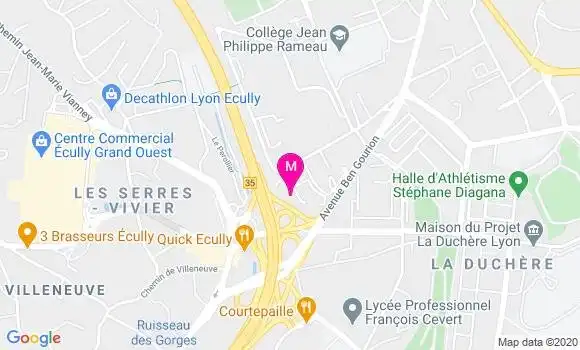 Localisation Dr Pascale Francoz Lantelme