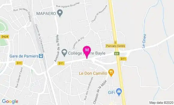 Localisation Dr Cécile Lestrade