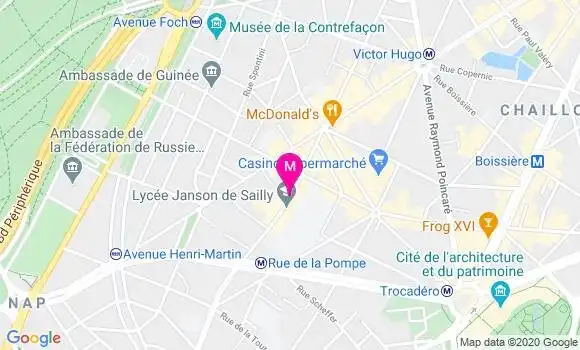 Localisation Dr Yves Fouache
