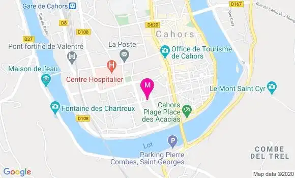 Localisation Dr Jean Masbou