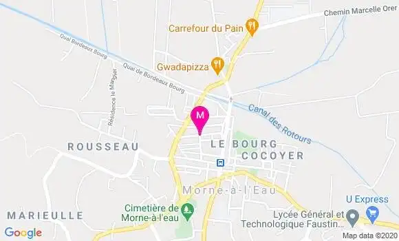 Localisation Dr Jean Pierre Clotilde
