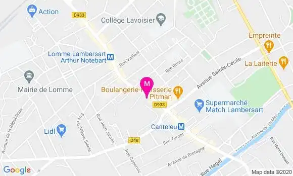 Localisation Dr Jean Marie Parmentier