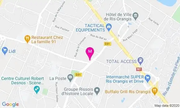 Localisation Dr Laurence Doublet