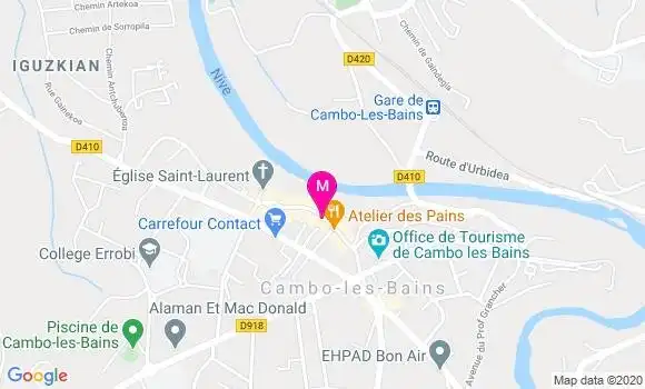 Localisation Dr Alain Destribats
