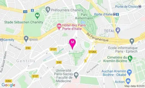 Localisation Dr Marc Hindamian