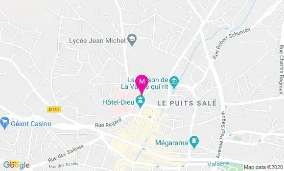 Localisation Dr Pascal Thibault
